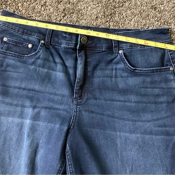 Terra & Sky Dark Blue Straight Leg Jeans - Picture 4 of 9